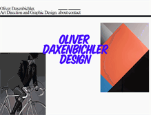 Tablet Screenshot of oliverdaxenbichler.com